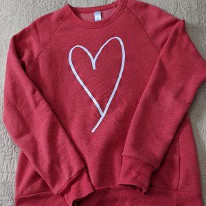 Red Heart Sweatshirt